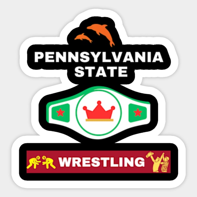 Pennsylvania State wrestling Pennsylvania State Wrestling Sticker